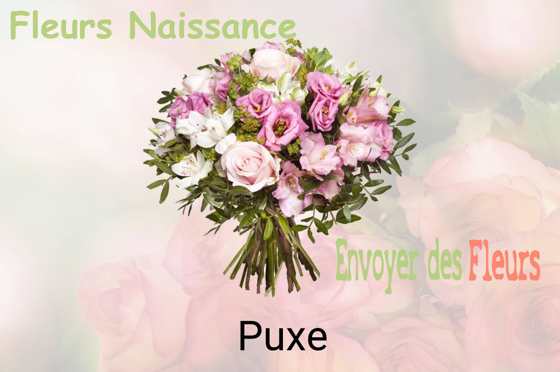 Bouquet de fleurs de naissance livré à Puxe